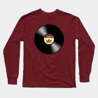 Vintage Vinyl 1977 Long Sleeve T-Shirt